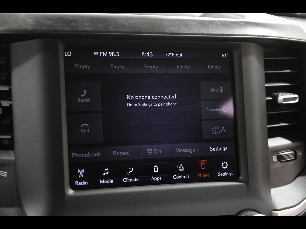 Used 2019 Diamond Black Crystal Pearl Coat Ram Big Horn image 13