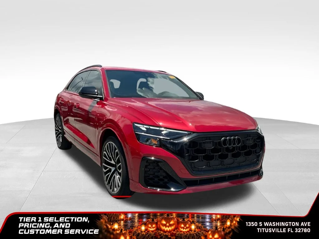 Used 2025 Red Audi 4.0T Premium Plus image 13