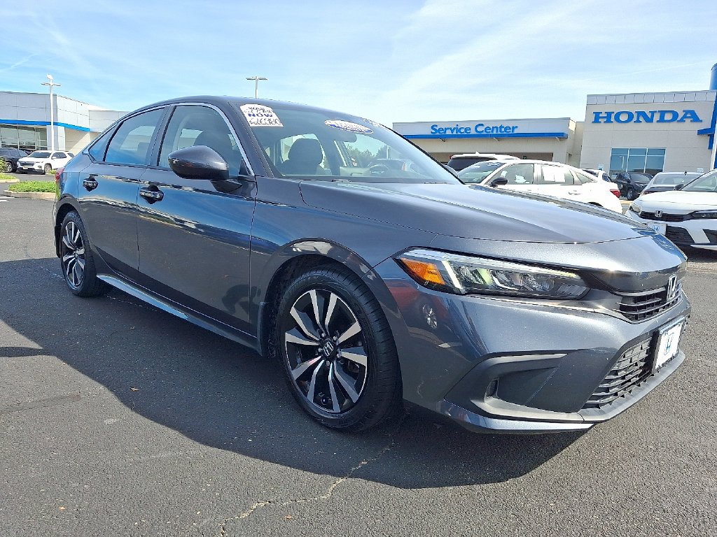 Certified Used 2024 Meteorite Gray Metallic Honda EX image 3