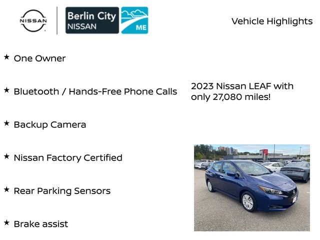 Used 2023 Deep Blue Pearl Nissan S image 8