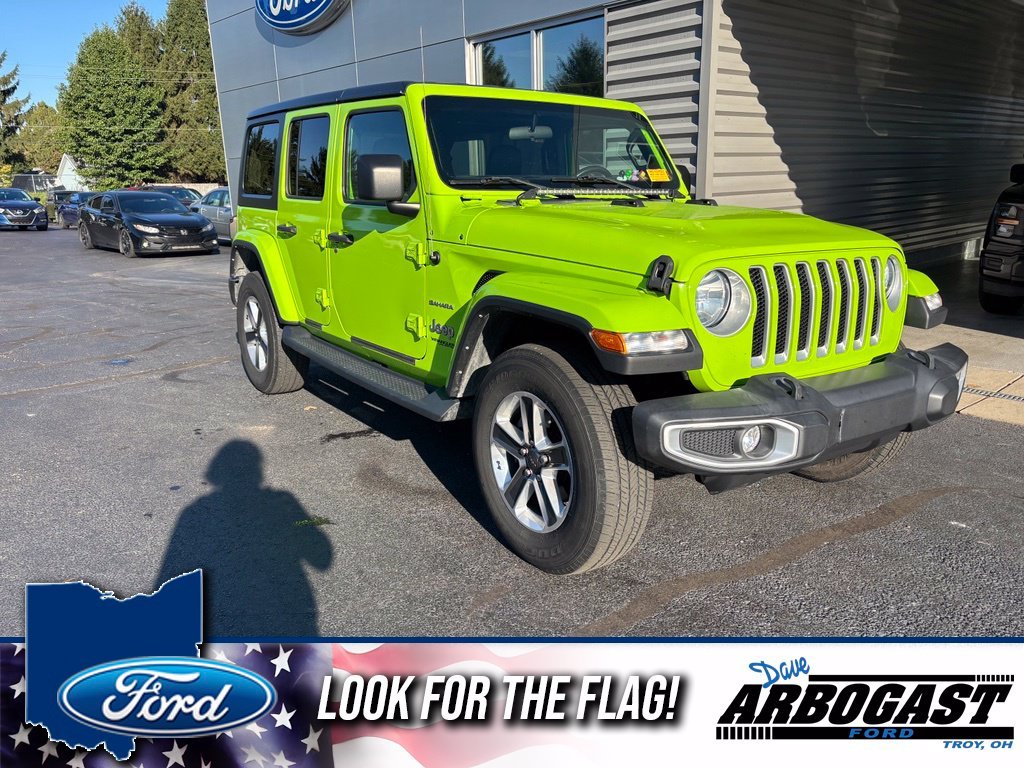 Used 2021 Limited Edition Gecko Clear Jeep Unlimited Sahara image 1