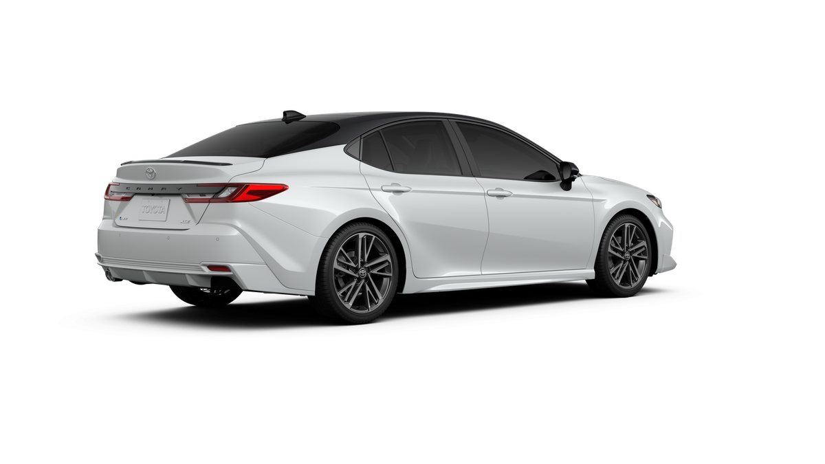 New 2026 Wind Chill Pearl with Midnight Black Metallic roof Toyota XSE image 10