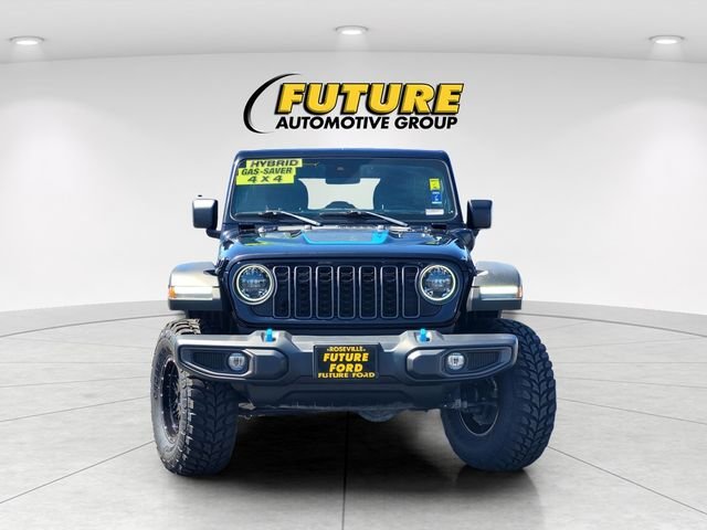 Used 2024 Black Jeep Rubicon 4xe image 2