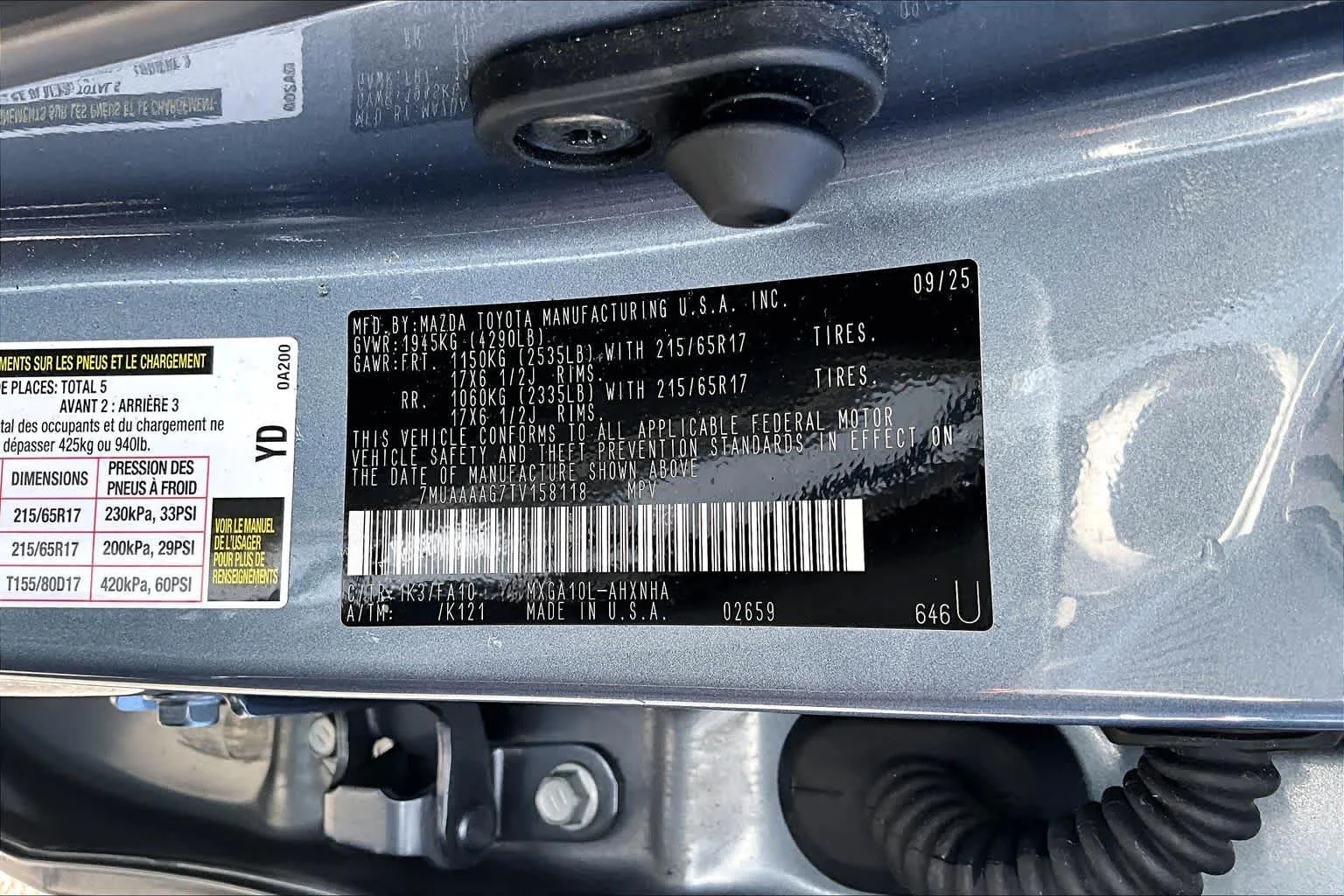 Used 2026 Celestite Toyota L image 34