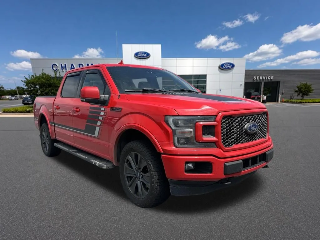 Used 2018 Race Red Ford Lariat image 7