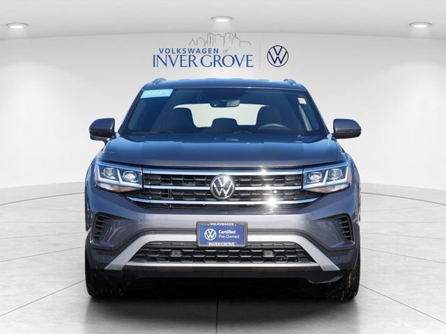 Certified 2023 Volkswagen Atlas Cross Sport SE w/Tech with VIN 1V2HE2CA5PC225042 for sale in Inver Grove Heights, Minnesota