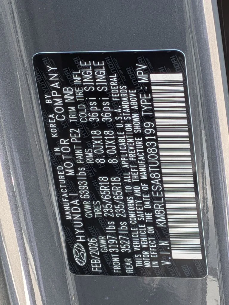 New 2026 Gray Hyundai SEL image 35