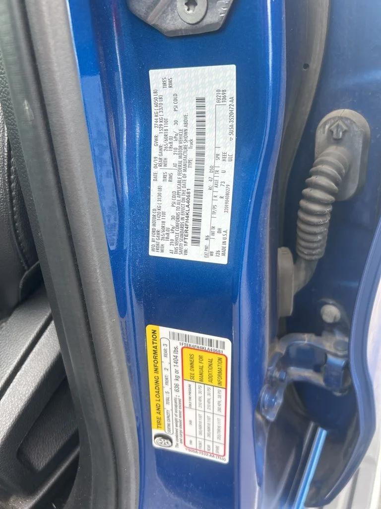 Used 2019 Lightning Blue Ford Lariat image 25