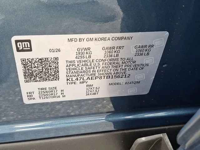 New 2026 Ocean Blue Metallic Buick Preferred image 24
