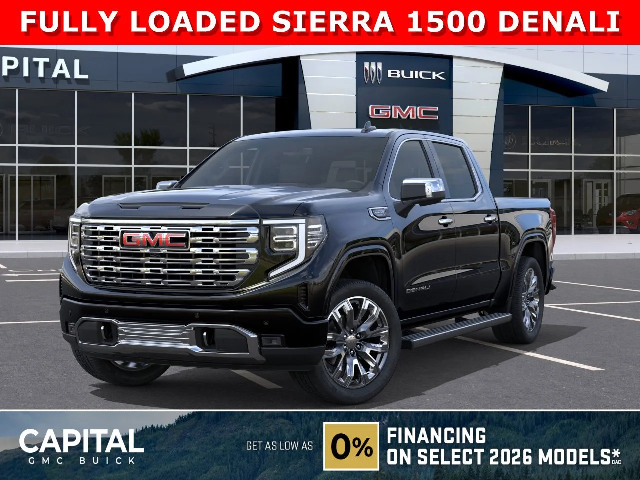 New 2026 ONYX BLACK GMC Denali image 1