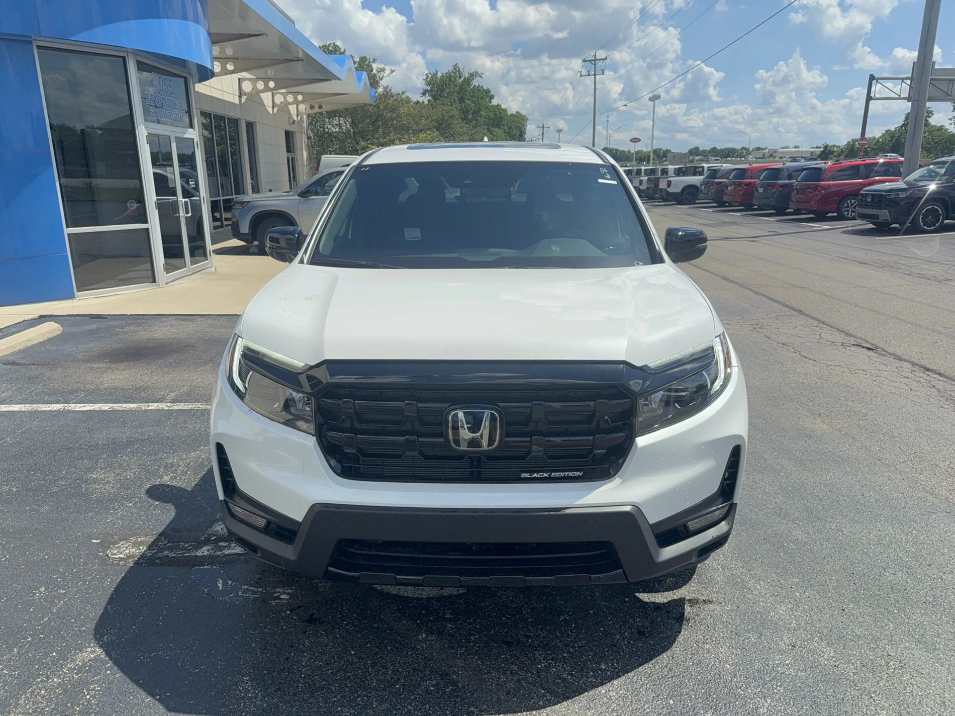 New 2026 Platinum White Pearl Honda Black Edition image 2
