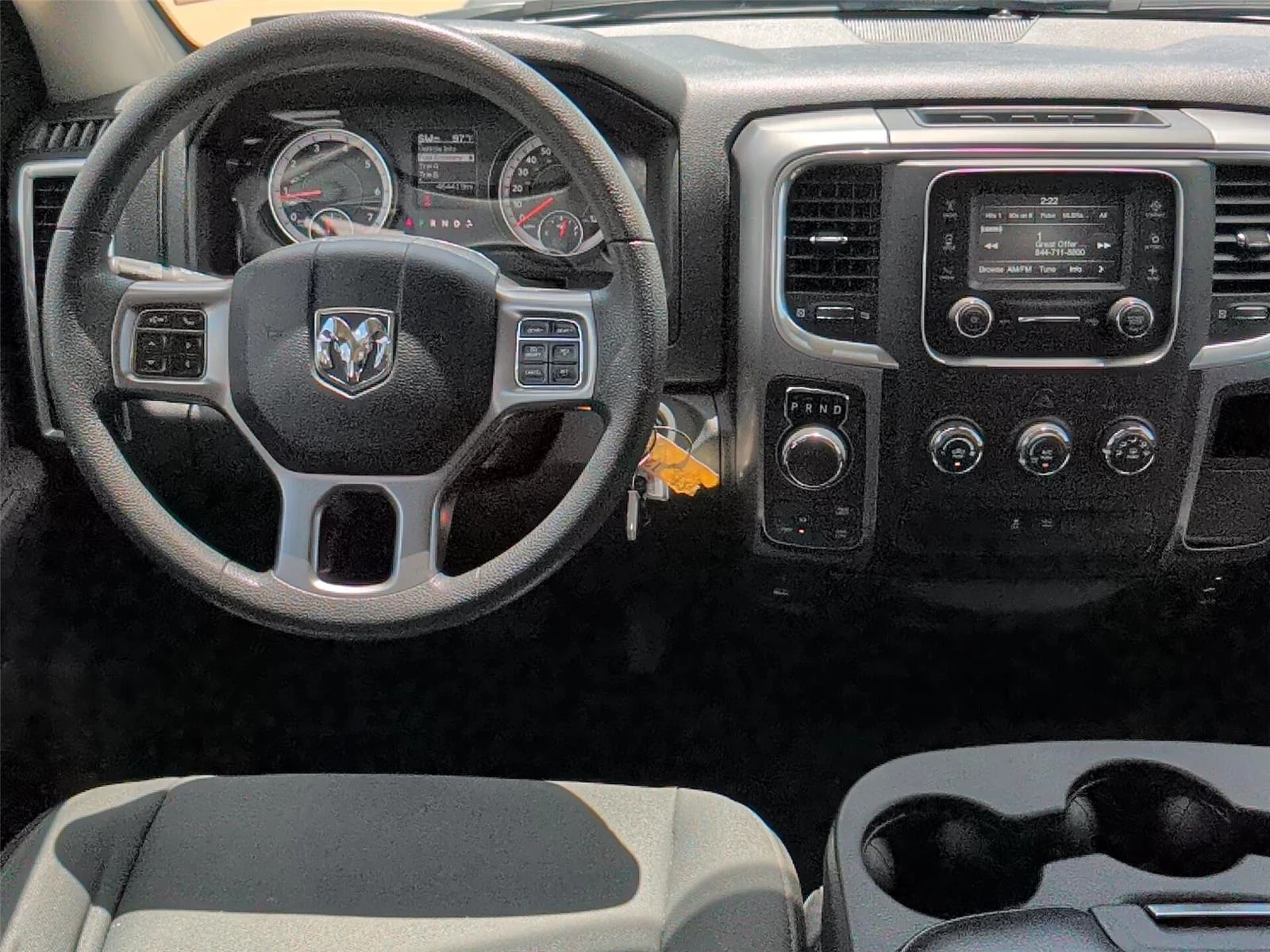 Used 2024 Bright White Clearcoat Ram SLT image 27
