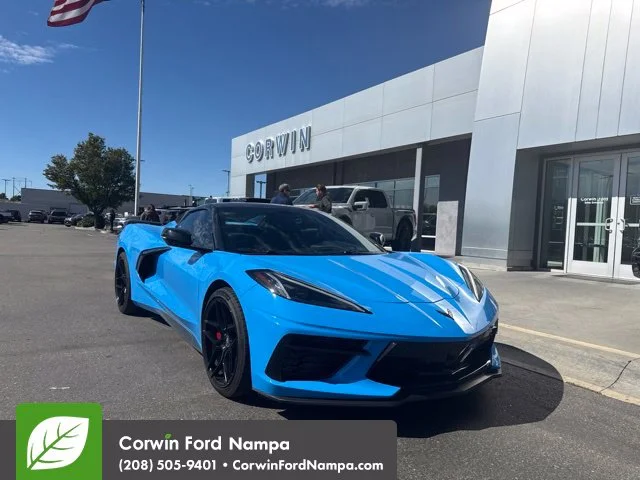 Used 2020 Blue Chevrolet Stingray image 1