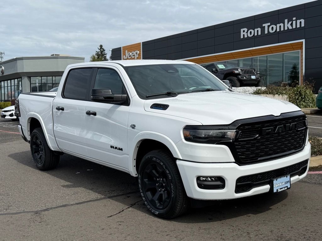 New 2026 Bright White Clear-Coat Exterior Paint RAM Big Horn/Lone Star image 2