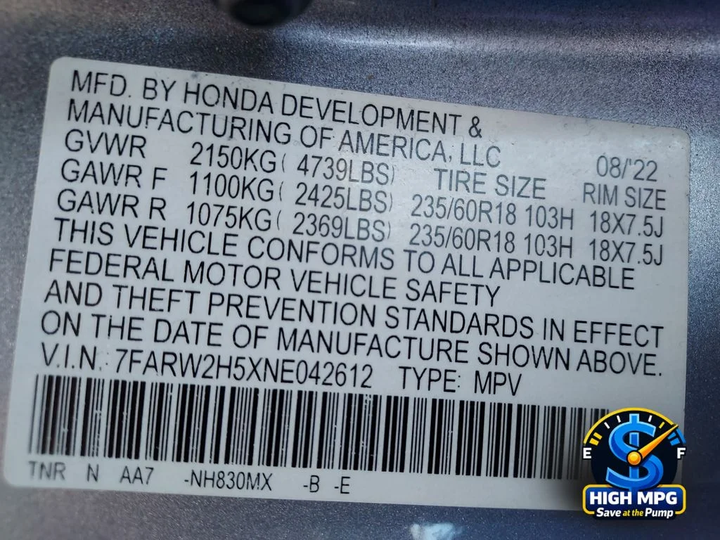 Used 2022 Silver Honda EX image 23