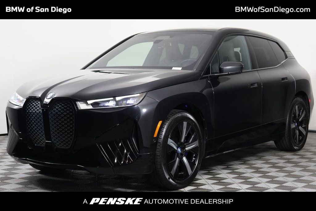 Certified Used 2024 Black Sapphire Metallic BMW xDrive50 image 1