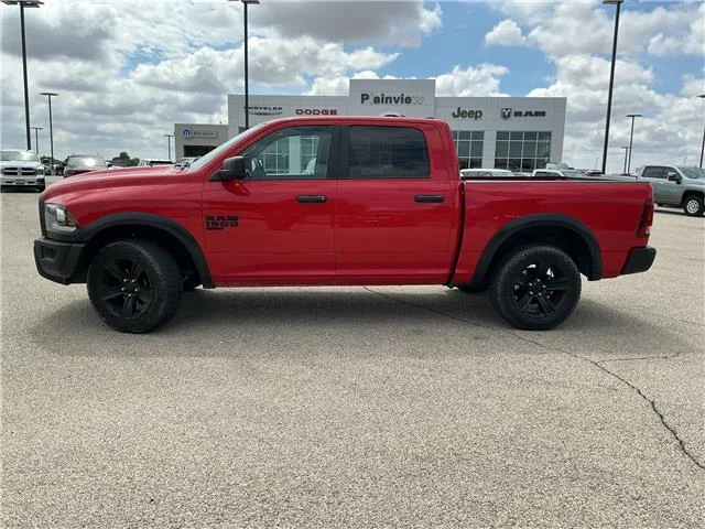 Used 2024 Flame Red Clearcoat RAM SLT 4x4 Crew Cab 5.6 ft. box 140 in. WB image 4