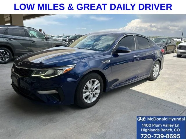 Used 2020 Blue Kia LX image 1