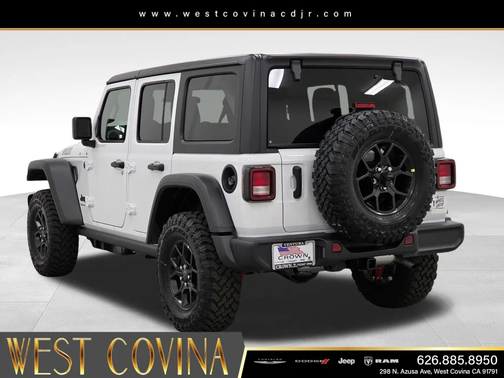 New 2026 Bright White Clear-Coat Exterior Paint Jeep Willys image 6