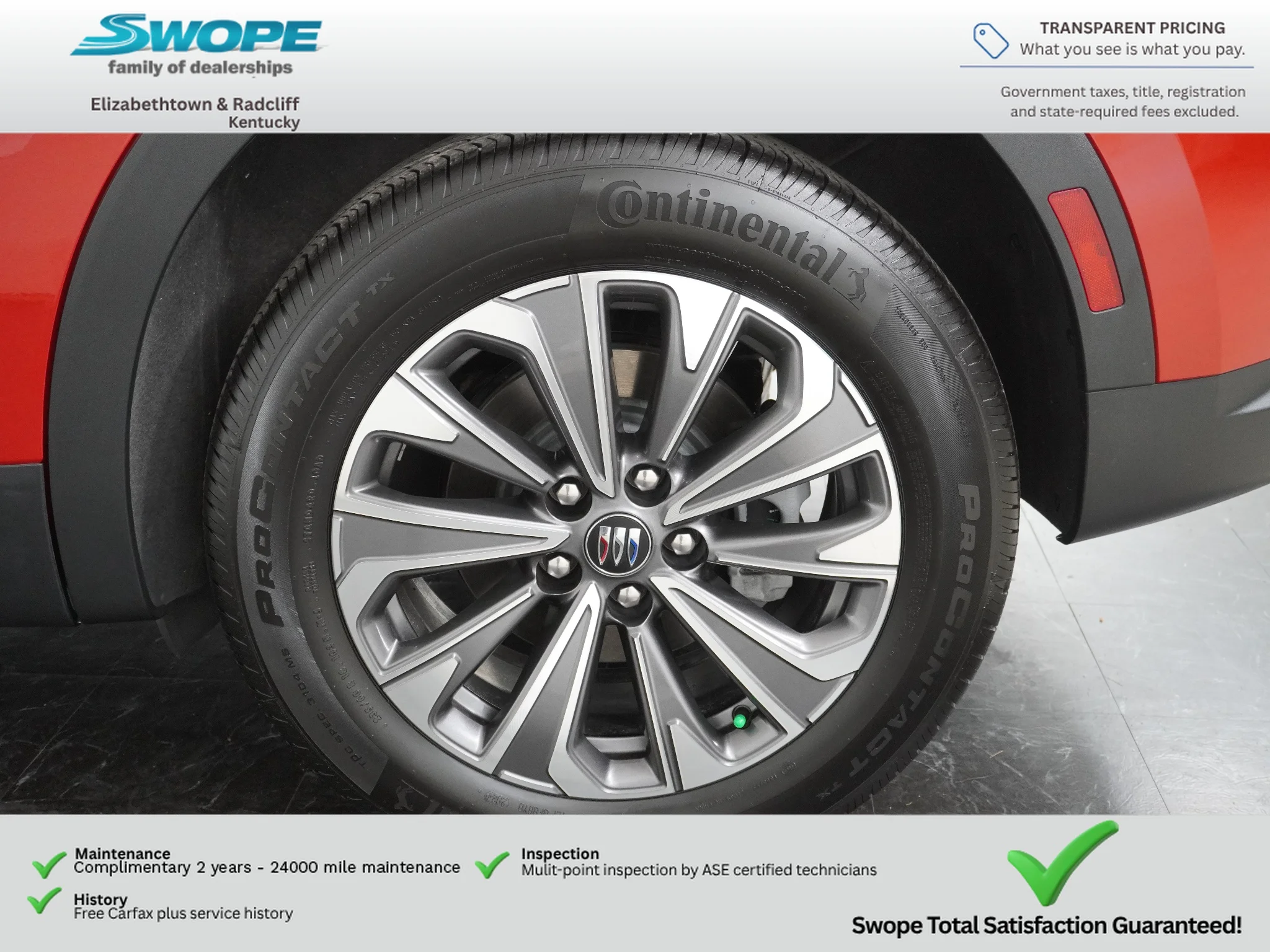Used 2025 Brilliant Red Buick Preferred image 29