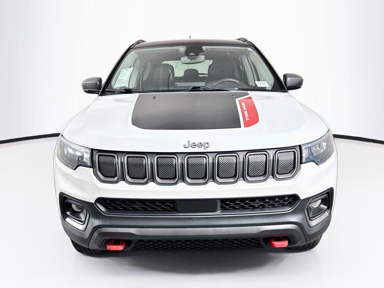 Used 2022 Bright White Clearcoat Jeep Trailhawk image 7