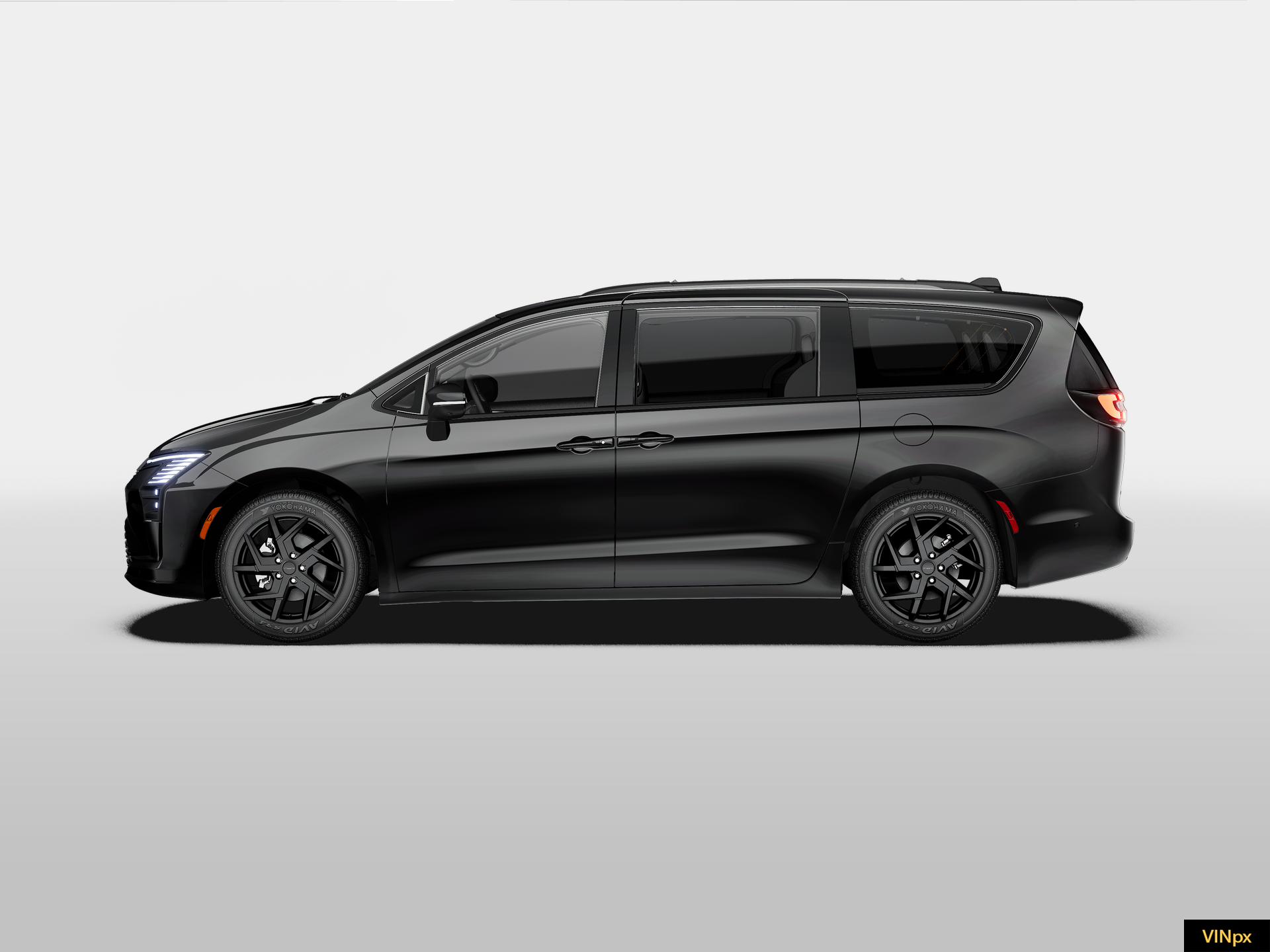 New 2027 Diamond Black Crystal Pearl-Coat Exterior Paint Chrysler Limited image 3