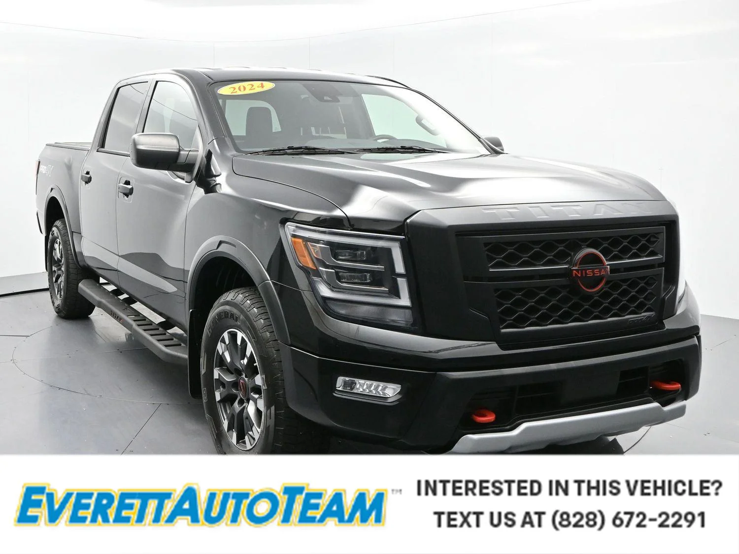 Used 2024 Super Black Nissan PRO-4X image 1