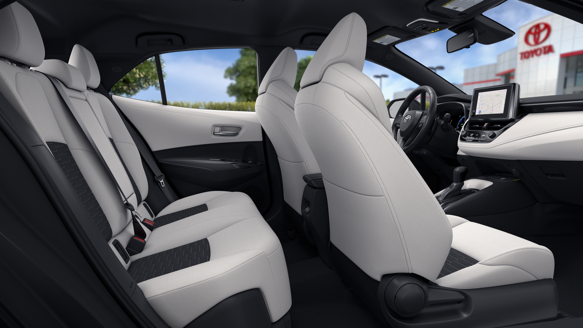 New 2027 Wind Chill Pearl with Black roof Toyota SE image 50