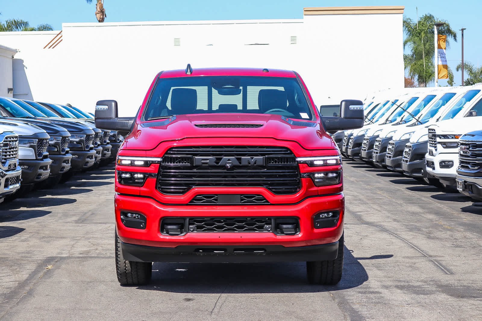 New 2026 Molten Red Pearl-Coat Exterior Paint RAM Laramie image 2