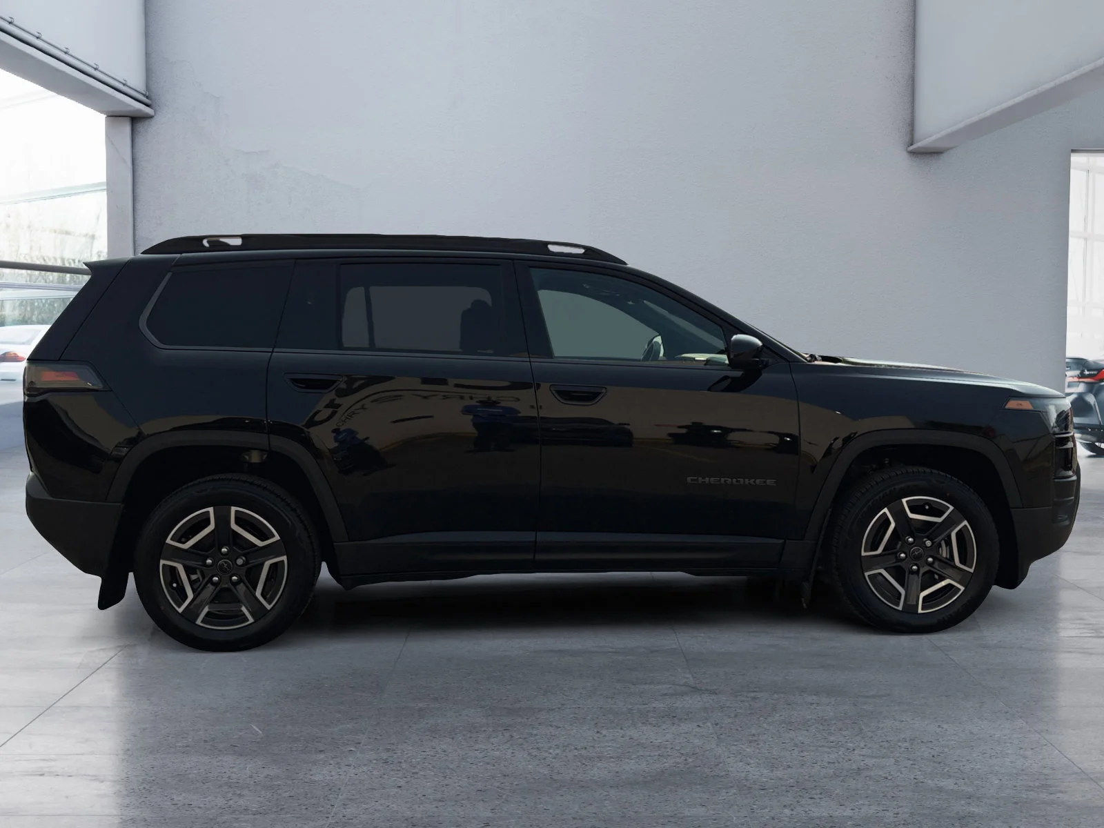 New 2026 Diamond Black Crystal Pearl Jeep Laredo image 6