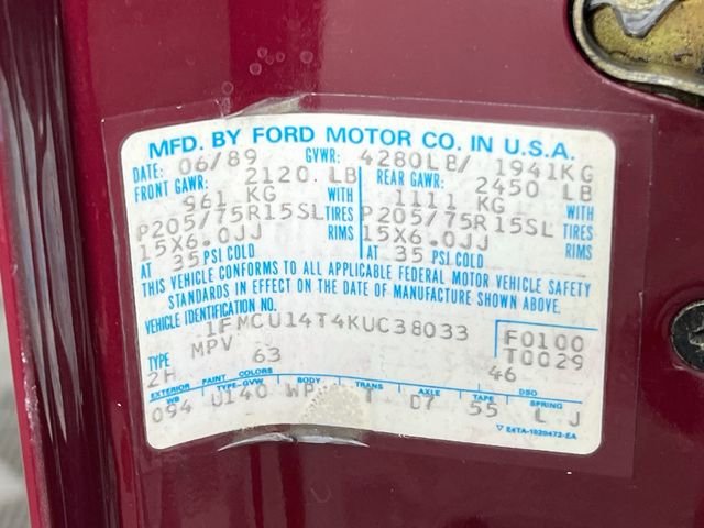 Used 1989 Red Ford  image 22