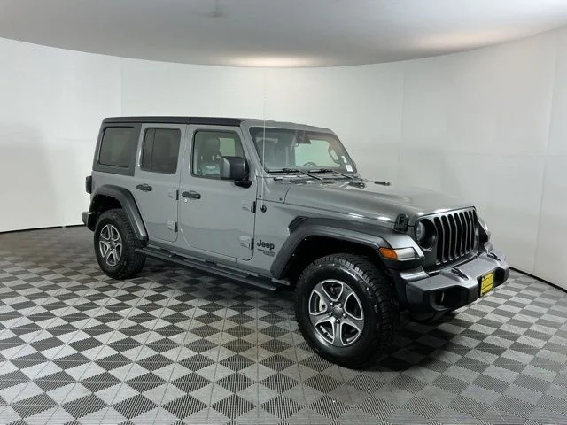 Used 2021 Sting-Gray Clearcoat Jeep Unlimited Sport S image 3