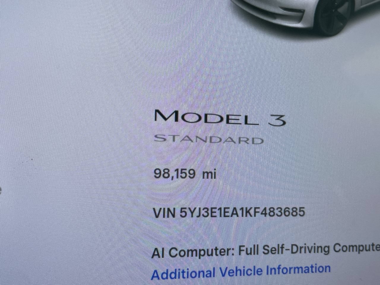 Used 2019 Pearl White Multi-Coat Tesla Standard image 29
