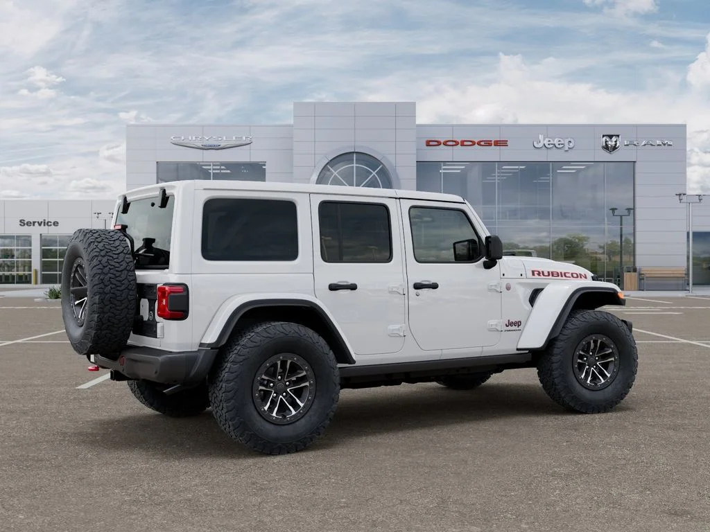 New 2026 Bright White Clearcoat Jeep Rubicon X image 4