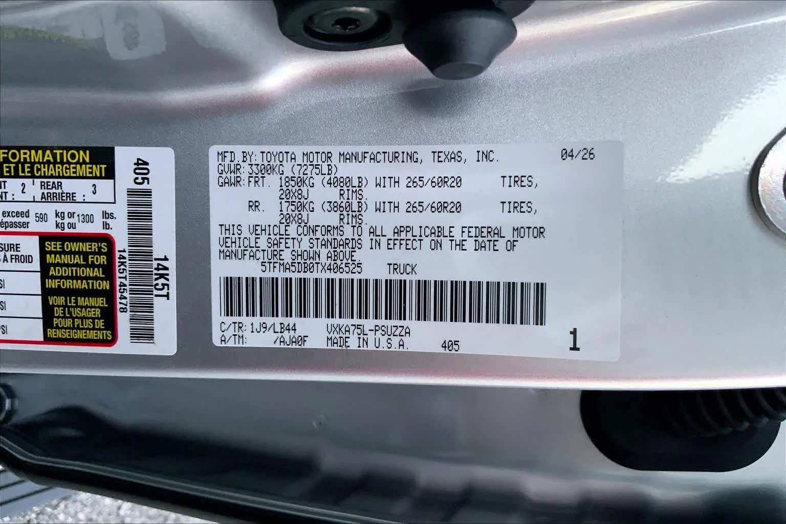 Used 2026 Celestial Silver Metallic Toyota 1794 Edition image 29