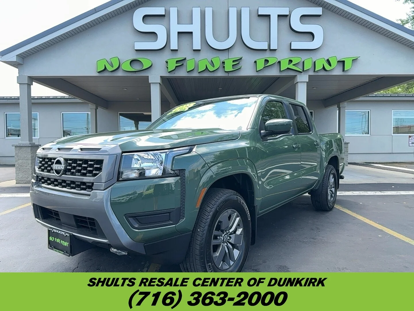 Used 2025 Tactical Green Metallic Nissan SV image 1