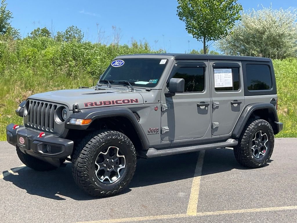 Used 2023 Sting Gray Clearcoat Jeep Rubicon image 36