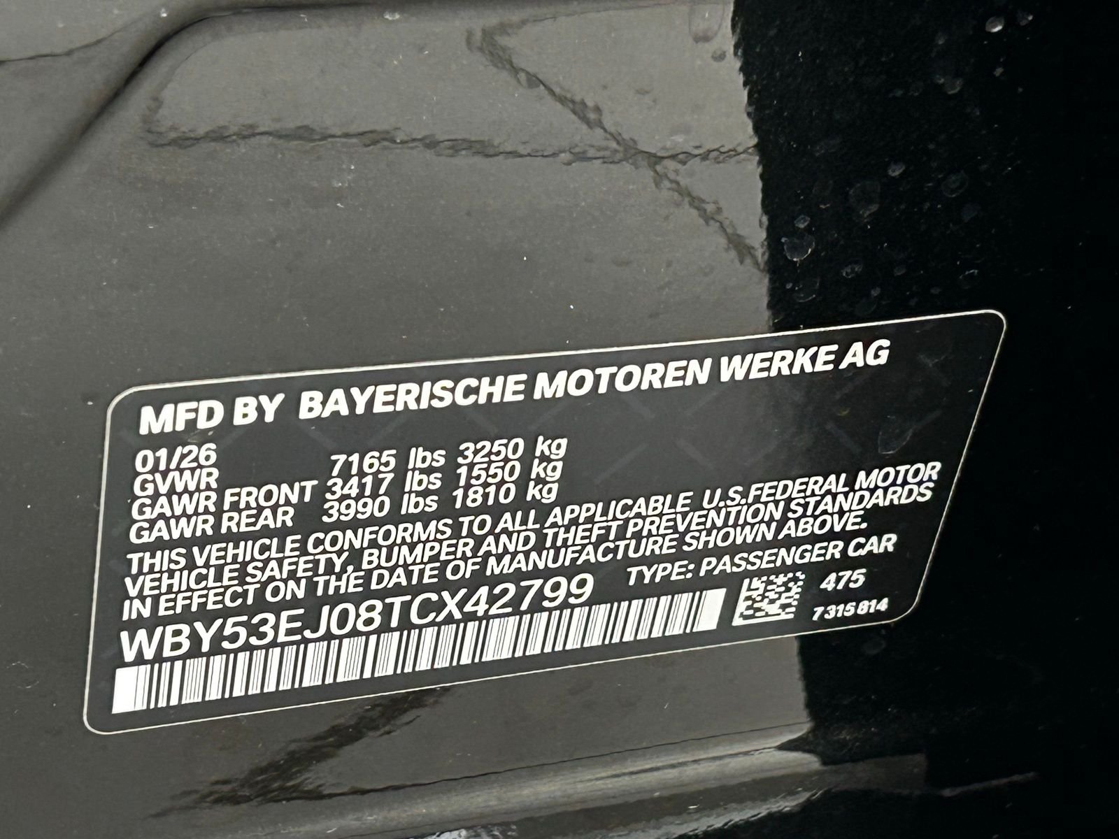 New 2026 Black Sapphire Metallic BMW xDrive60 image 51