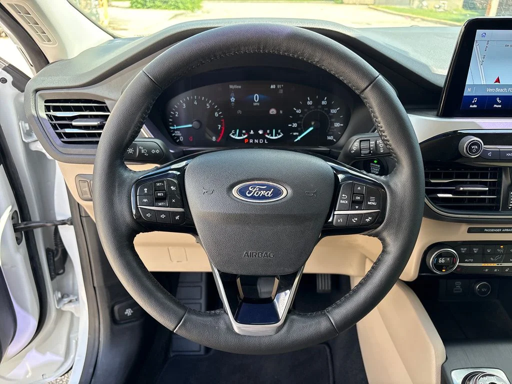 Certified Used 2021 White Ford SEL image 17