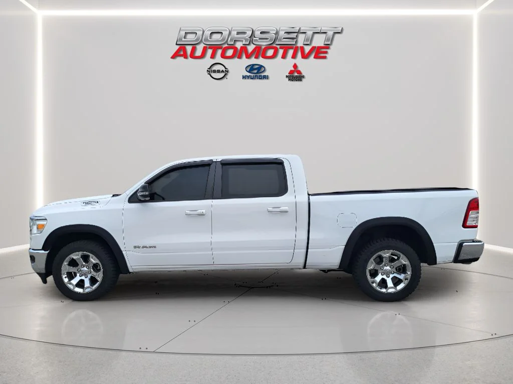 Used 2021 Bright White Clearcoat Ram Big Horn image 9