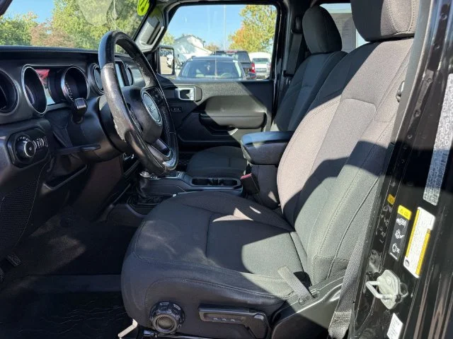 Used 2021 Black Clearcoat Jeep Unlimited Willys image 11