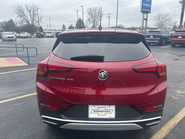 Used 2021 Chili Red Metallic Buick Preferred image 4