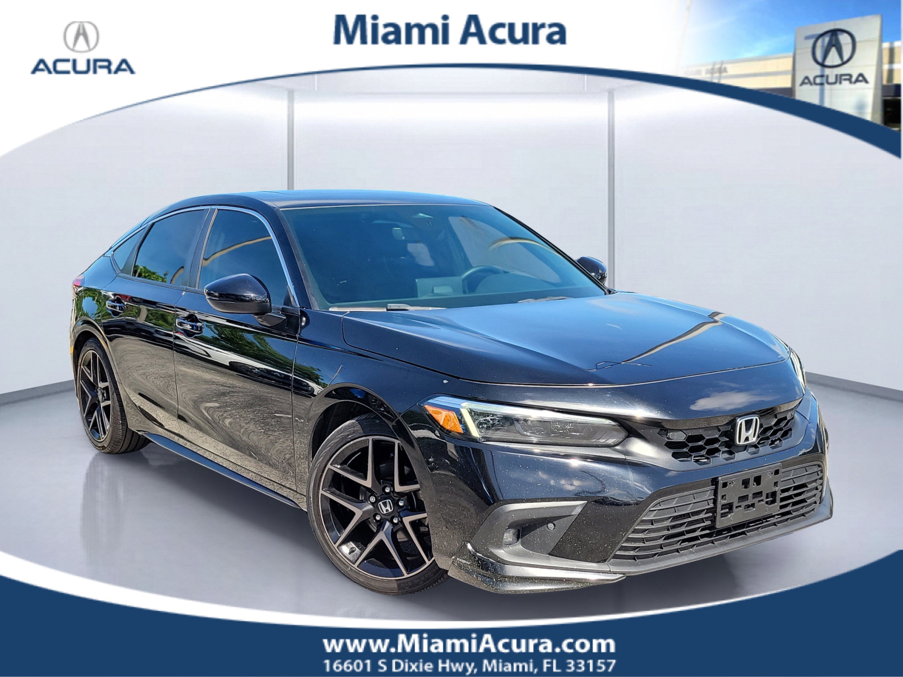 Used 2023 Crystal Black Pearl Honda Sport Touring image 1