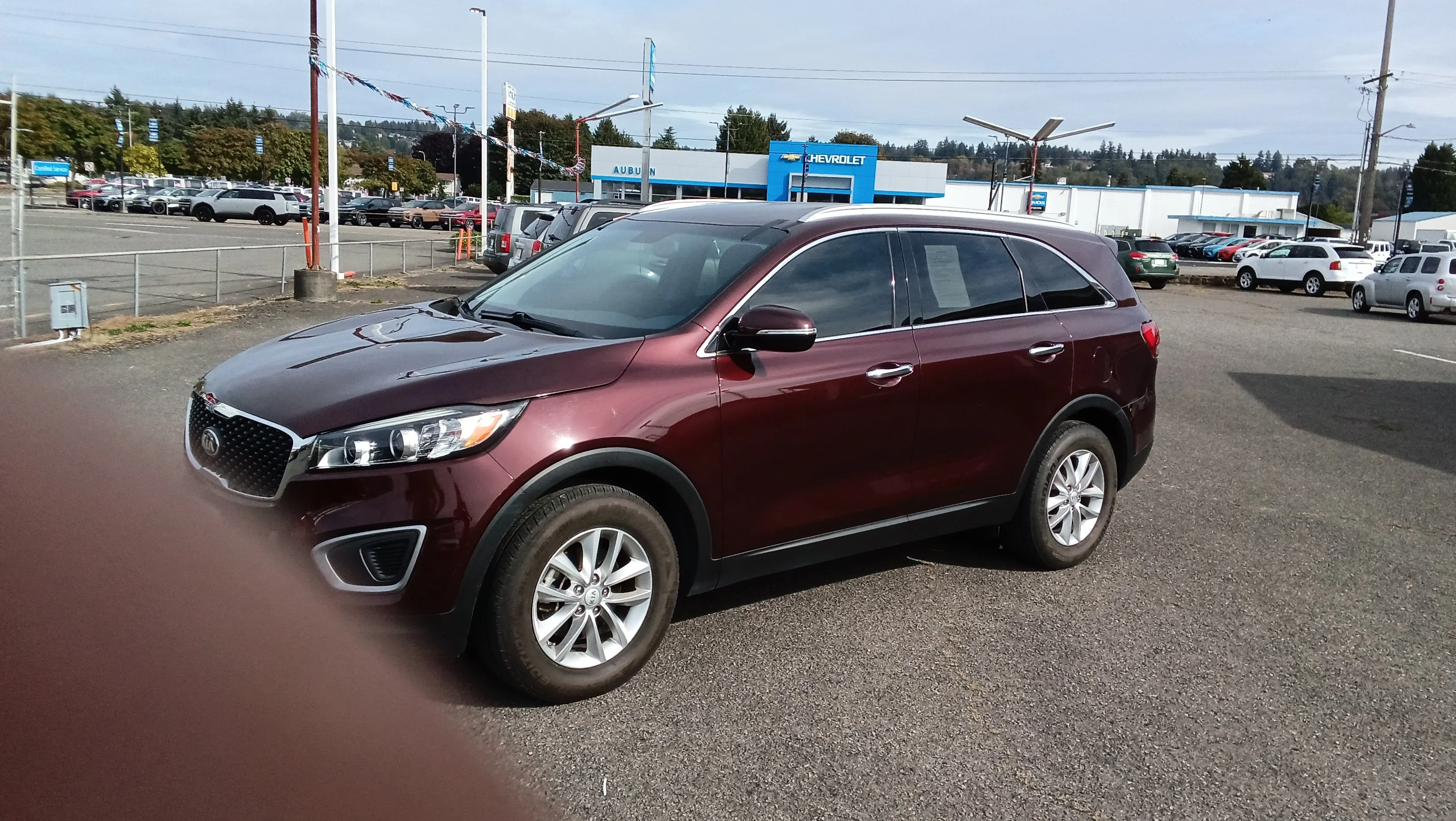 Used 2017 Purple Kia LX image 3