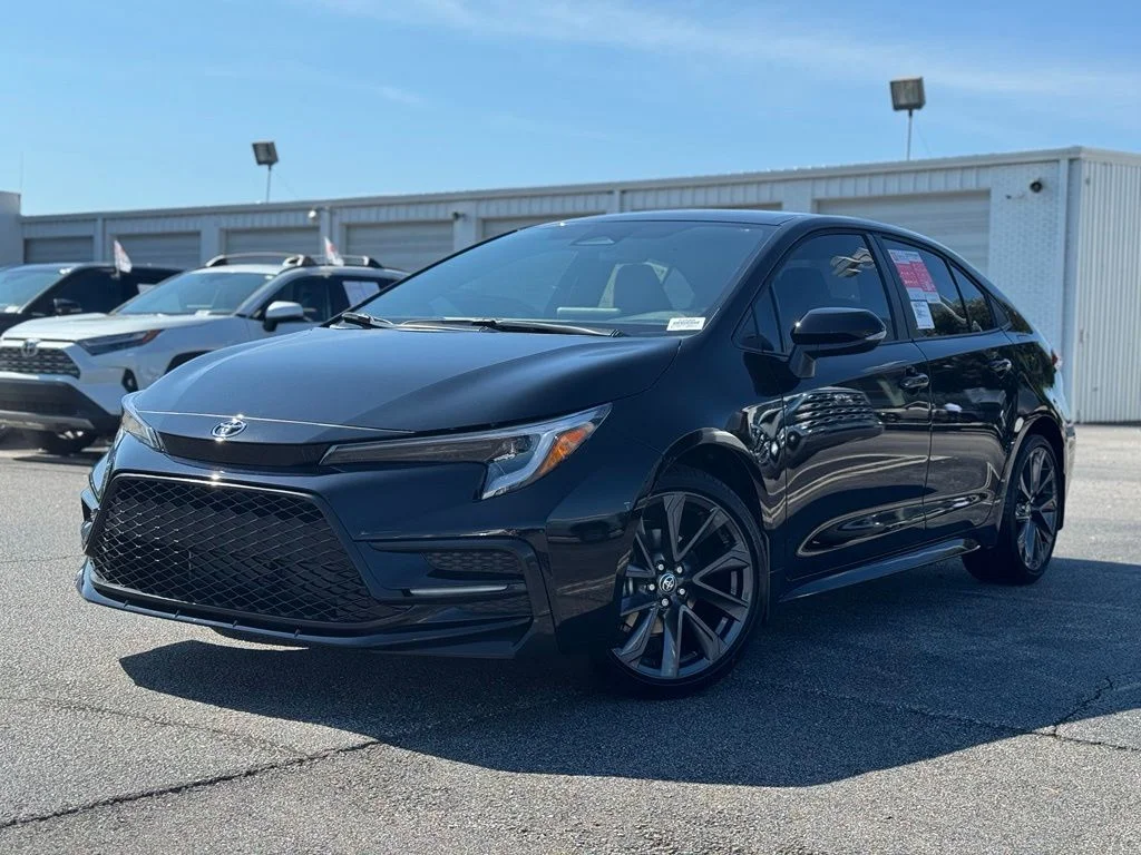 New 2026 Midnight Black Metallic Toyota SE image 6
