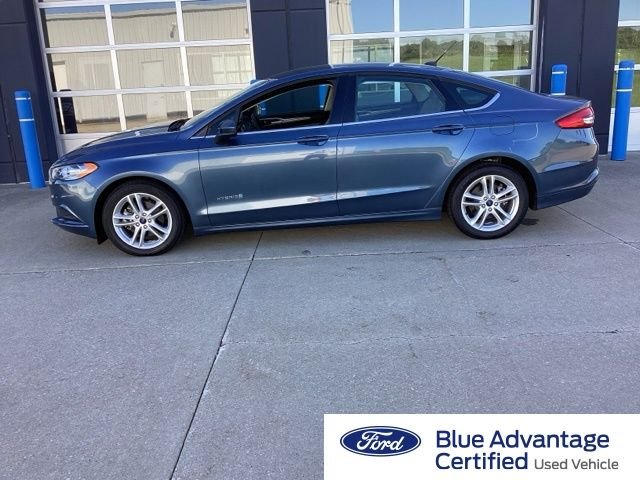Certified Used 2018 Blue Metallic Ford S image 1