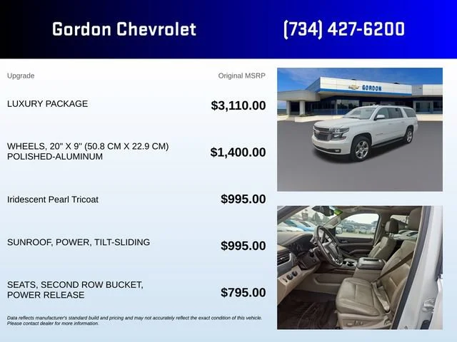 Used 2016 IRIDESCENT PEARL TRICOAT Chevrolet LT image 5