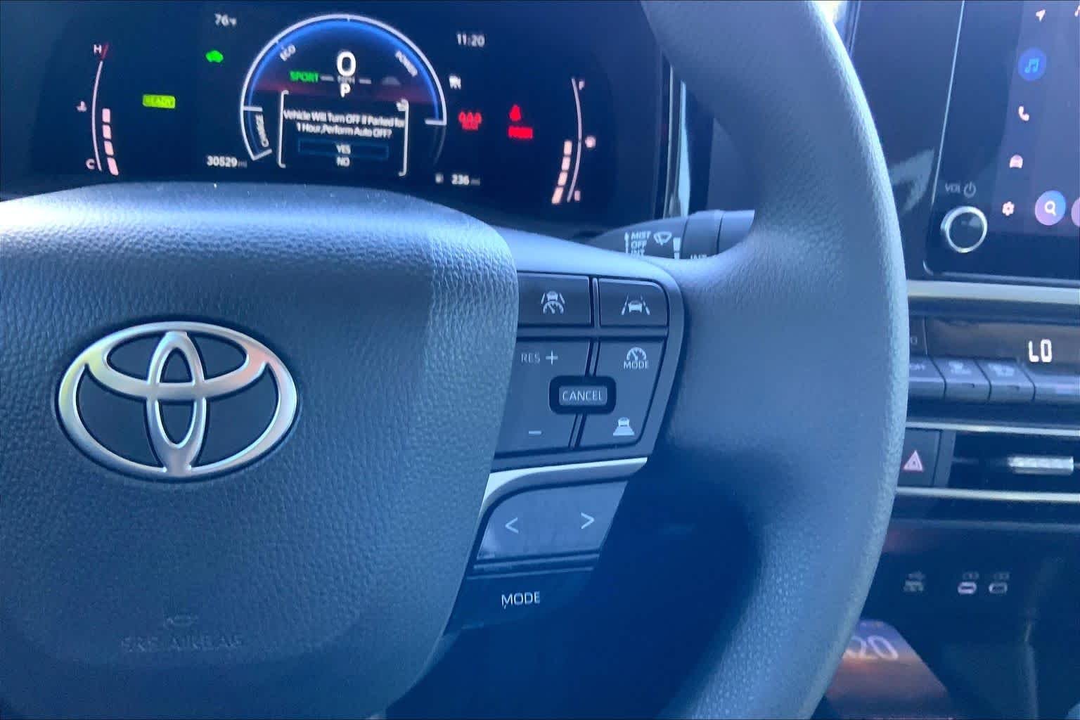 Used 2025 Midnight Black Metallic Toyota LE image 22