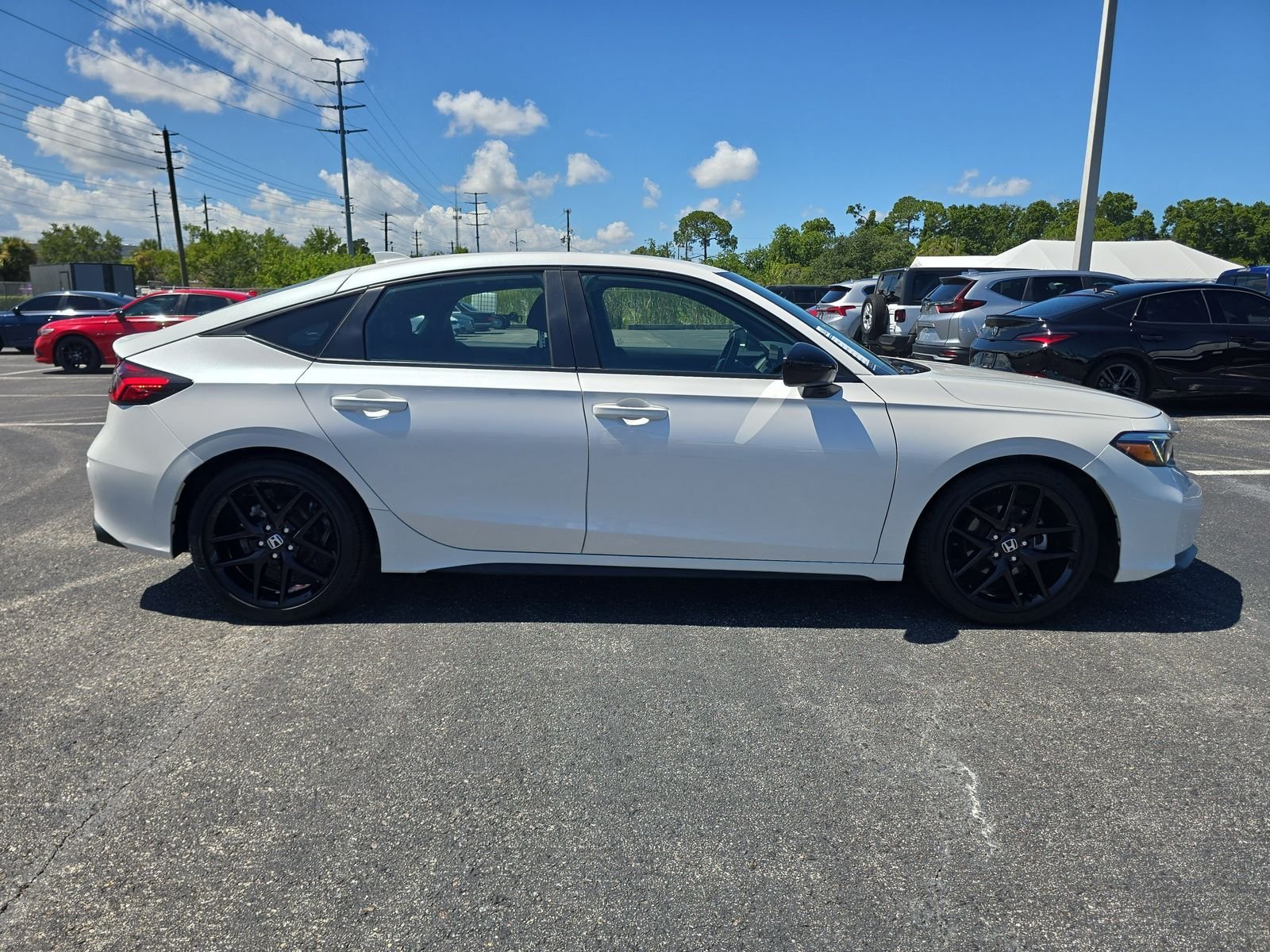 Certified Used 2025 White Honda Sport image 3
