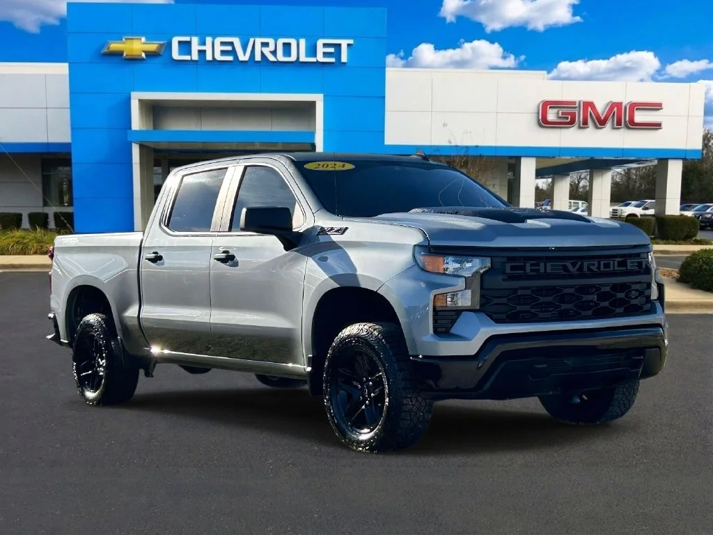 Used 2024 Sterling Gray Metallic Chevrolet Custom Trail Boss image 1